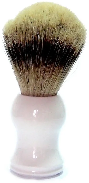 Golddachs Pure Bristle Plastic White Četka za brijanje s jazavčevom dlakom, plastična, bijela