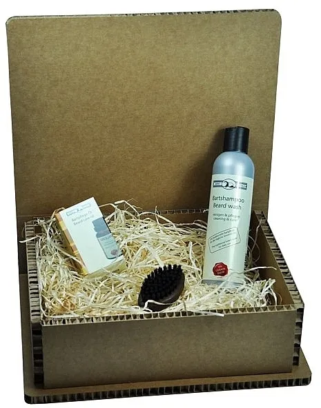 Golddachs Shaving Box (b/brush/1pcs + b/oil/20ml + b/sh/200ml) Set za bradu