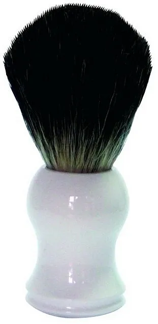 Golddachs Shaving Brush Pure Badger Plastic White Četka za brijanje, plastik, beli