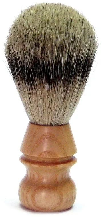 Golddachs Shaving Brush Rubber Wood Handle Finest Badger Četka za brijanje sa ručno gumirano-drvenom drškom, dlaka jazavca