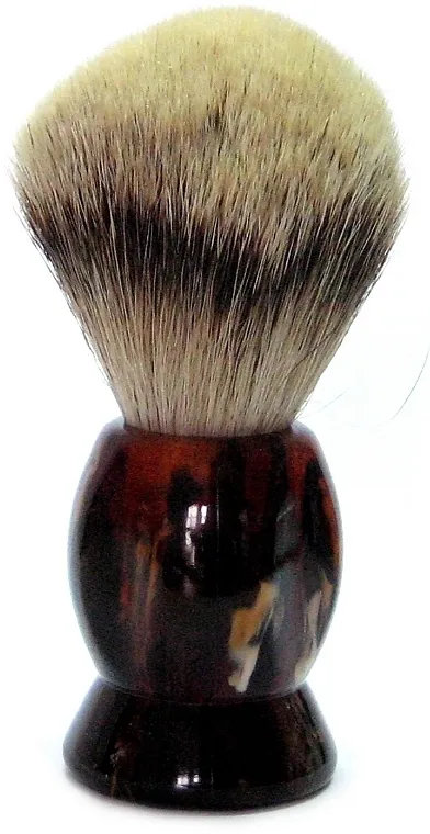 Golddachs Silver Tip Badger Plastic Havanna Četka za brijanje s dlakom jazavca, plastika, tamno smeđa