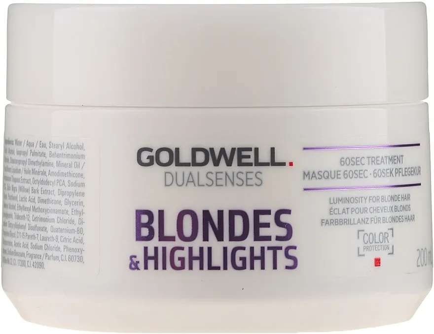 Goldwell Dualsenses Blondes &amp; Highlights 60sec Treatment Maska za izbijeljenu i pramenovu kosu