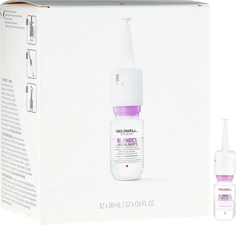 Goldwell Dualsenses Blondes &amp; Highlights Intensive Conditioning Serum Intenzivni serum za izbijeljenu i pramenovu kosu