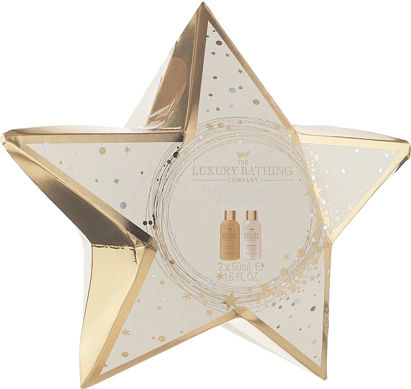 Grace Cole The Luxury Bathing Bergamot Ginger &amp; Lemongrass Star Struck (cr/50 ml + sh/gel/50 ml) Set