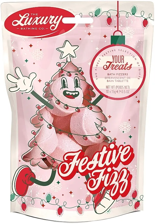 Grace Cole The Luxury Bathing Candy Canes, Cocoa &amp; Vanilla Swirl Bombe za kupanje