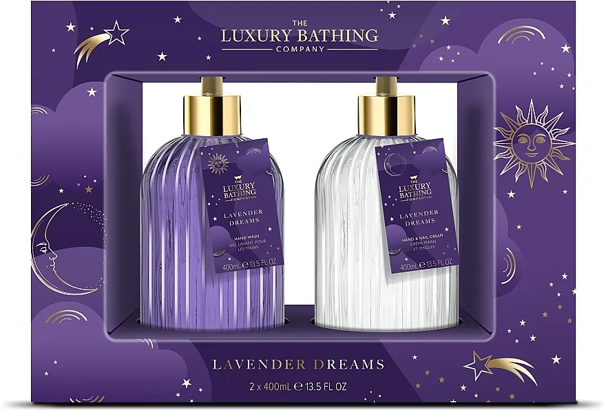 Grace Cole The Luxury Bathing Lavender Dreams Heavenly Hands (h/wash/400ml + h/nail/cr/400ml) Set