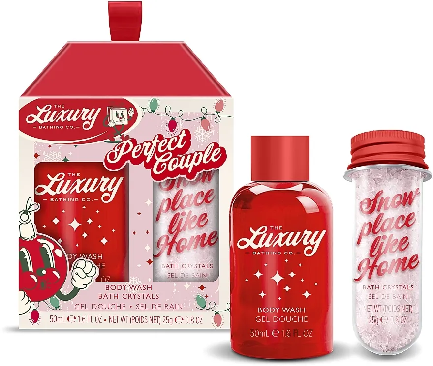 Grace Cole The Luxury Bathing Perfect Couple Gift (b/wash/50ml + b/cr/25g) Set