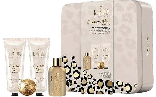 Grace Cole The Luxury Bathing Relax &amp; Unwind (h/cr/50ml + b/wash/50ml + b/cr/50ml + fizzer/25g) Set