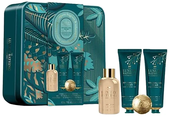 Grace Cole The Luxury Bathing Relax &amp; Unwind (sh/gel/50ml + b/cr/50ml + h/cr/50ml + b/fizzer/25g) Komplet