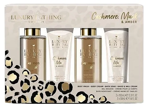 Grace Cole The Luxury Bathing Top to Toe Essentials (h/cr/50ml + b/wash/100ml + b/cr/100ml + foam/100ml) Set