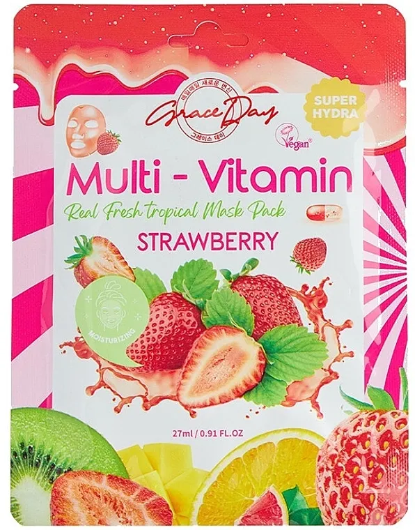 Grace Day Multi-Vitamin Strawberry Mask Pack Sheet maska sa ekstraktom jagode