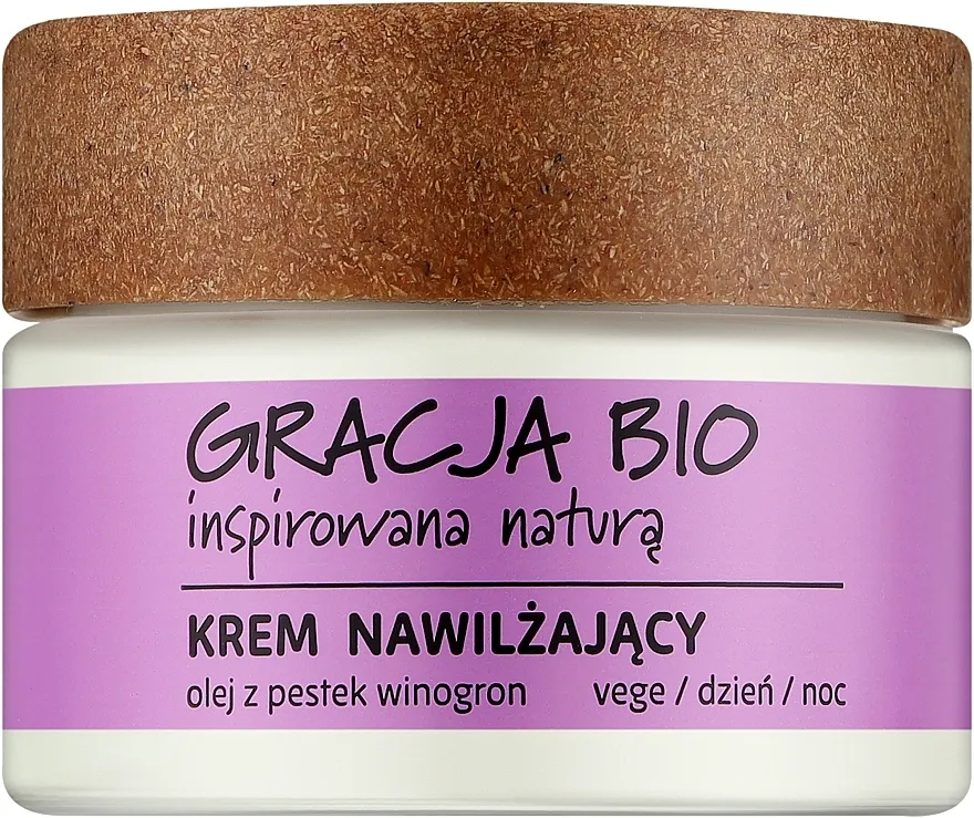 Gracja Bio Moisturizing Face Cream Hidratantna krema za lice s uljem sjemenki grožđa