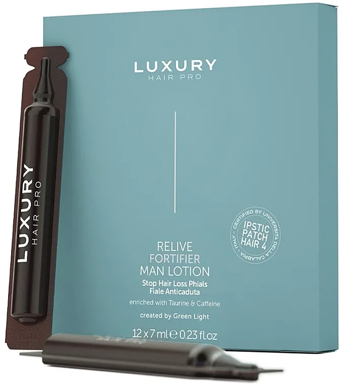 Green Light Luxury Hair Pro Relive Fortifier Man Lotion Stop Hair Loss Phials Losion protiv opadanja kose za muškarce
