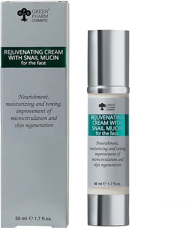 Green Pharm Cosmetic PH 5,5 Krema za podmlađivanje sa puževim mucinom