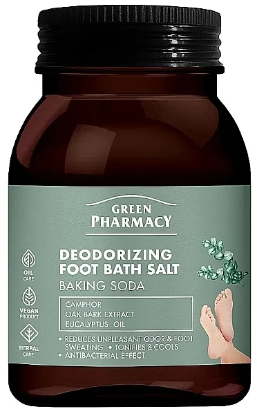 Green Pharmacy Deodorizing Foot Bath Salt Dezodorans so za kupanje stopala