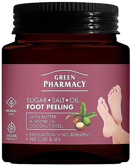 Green Pharmacy Foot Peeling Šećerno-solni uljani piling za stopala