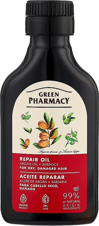 Green Pharmacy Ulje čička sa arganovim uljem