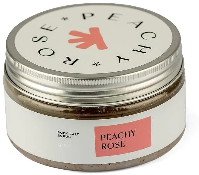Greenum Body Salt Scrub Peachy Rose So piling za telo Peachy Rose