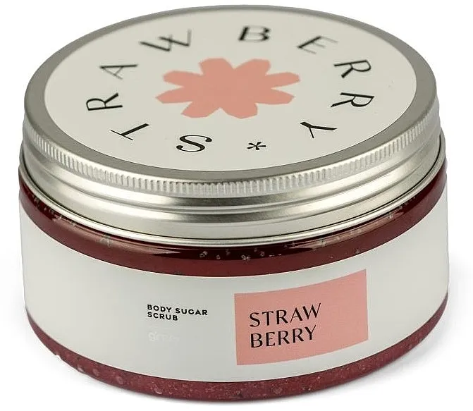 Greenum Body Sugar Scrub Strawberry Šećerni piling za telo 'Jagoda'