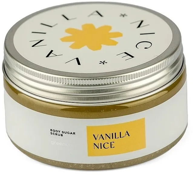 Greenum Body Sugar Scrub Vanilla Nice Šećerni piling za telo 'Vanila'