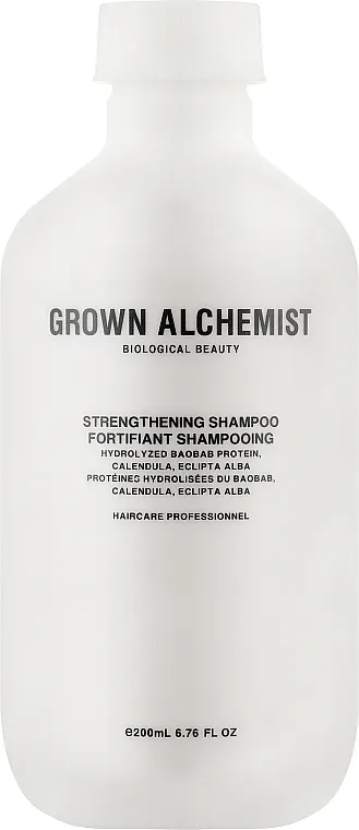 Grown Alchemist Strengthening Shampoo 0.2 Hydrolyzed Bao-Bab Protein &amp; Calendula &amp; Eclipta Alba Šampon za jačanje