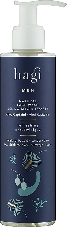 Hagi Men Natural Face Wash Ahoj Captain Gel za umivanje