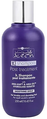 Hair Company Inimitable Tech K. Shampoo Post Treatment Šampon posle tretmana ispravljanja kose
