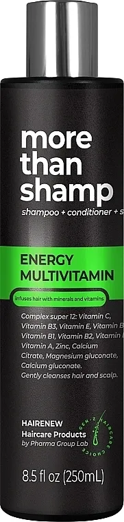 Hairenew Energy Multivitamin Shampoo Šampon za kosu "Vitaminizacija kose 30 dana"
