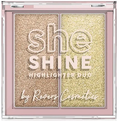 Hajlajter Revers She Shine Highlighter Duo