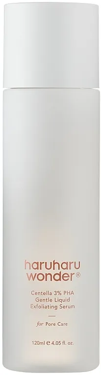 Haruharu Wonder Centella 3% PHA Gentle Liquid Exfoliating Serum Tečni serum za piling sa centelom