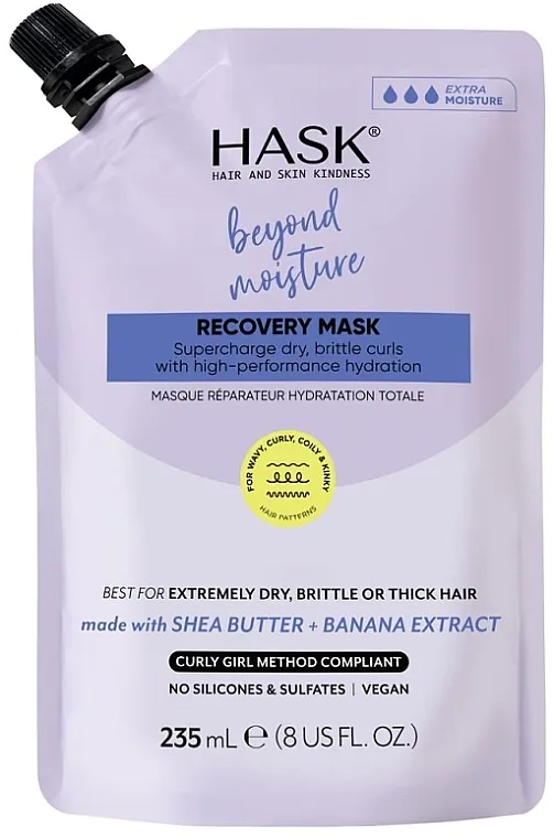 Hask Beyond Moisture Recovery Mask Hidratantna maska za kosu sa shea puterom i ekstraktom banane