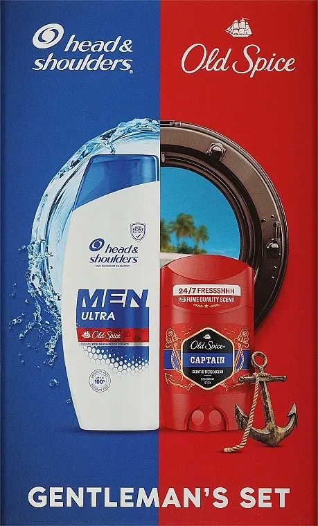 Head &amp; Shoulders + Old Spice Captain Gentelman's Set (shm/330ml + deo/50ml)
