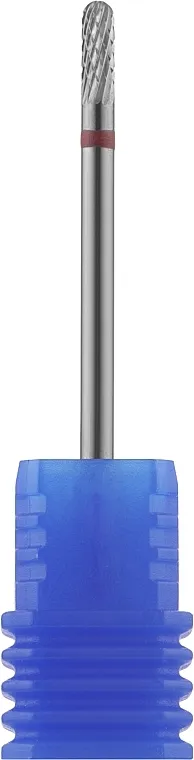 Head The Beauty Tools Bit za manikuru i pedikuru, volfram, okrugli cilindar, crvena