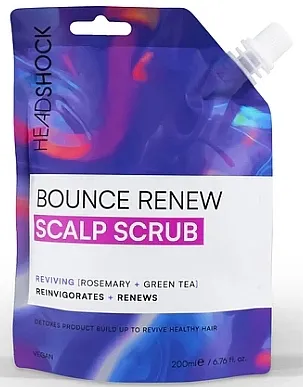 Headshock Bounce Renew Scalp Scrub Piling za kožu glave od ruzmarina i zelenog čaja