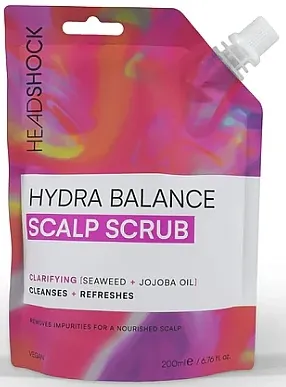 Headshock Hydra Balance Scalp Scrub Piling za kožu glave sa morskim algama i uljem jojobe