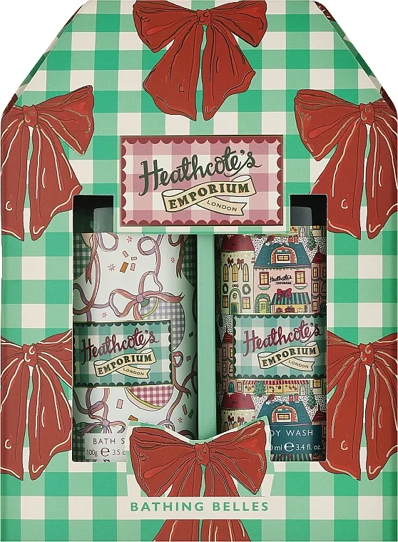 Heathcote's Emporium Bathing Gift Set (b/wash/100ml + b/salt/100g)