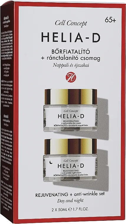 Helia-D Cell Concept, 65+ (cr/night/50ml + cr/day/50ml) Set
