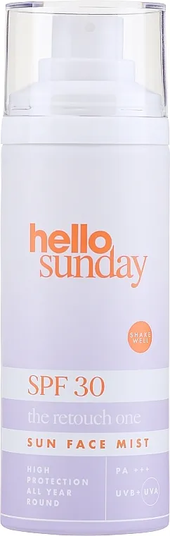 Hello Sunday The Retouch One Sun Face Mist SPF 30 Mist za zaštitu lica od sunca