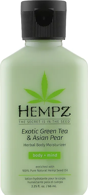 Hempz Exotic Green Tea &amp; Asian Pear Herbal Moisturizer Mlijeko za tijelo "Zeleni čaj i azijska kruška"