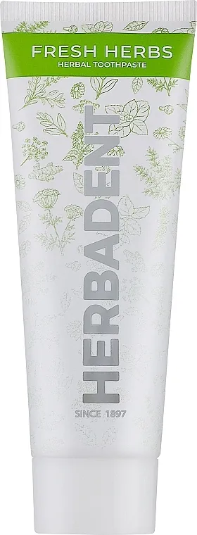 Herbadent Fresh Herbs Herbal Toothpaste Pasta za zube "Sveže bilje"