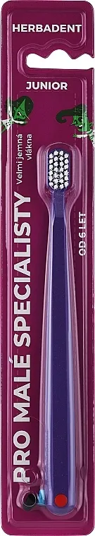 Herbadent Original Junior Toothbrush Četkica za zube, ultra mekana, ljubičasta