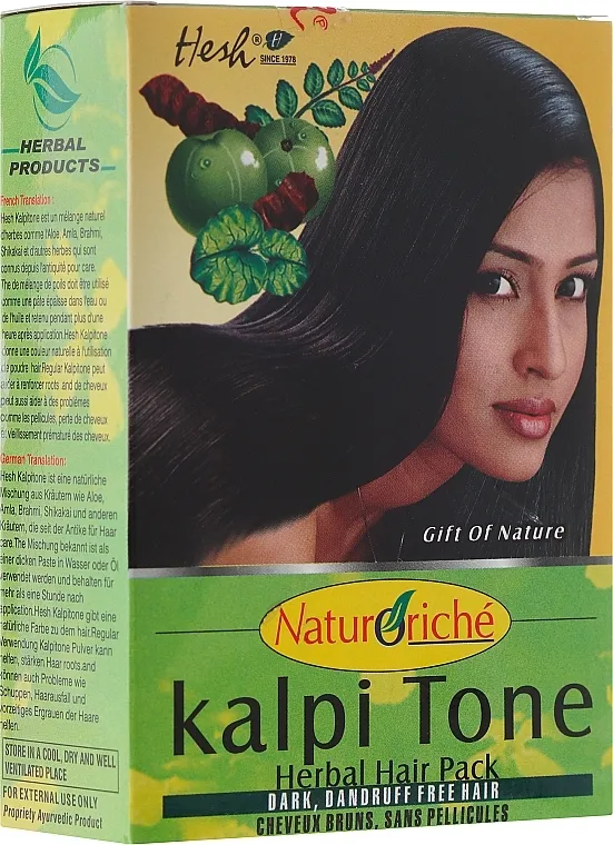 Hesh Kalpi Tone Powder Maska za tamnu kosu u prahu