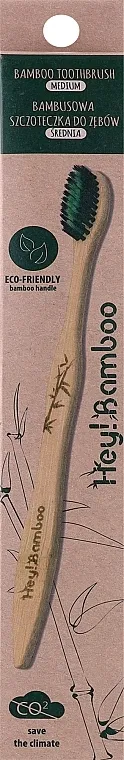 Hey! Bamboo Bamboo Toothbrush Medium Četkica za zube od bambusa, srednja