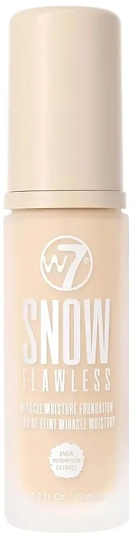 Hidratantna tonirana baza W7 Snow Flawless Miracle Moisture Foundation