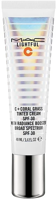 Hidratantna tonirana krema sa efektom sjaja M.A.C Lightful C + Coral Grass Tonirana Krema SPF 30 sa Pojačivačem Sjaja