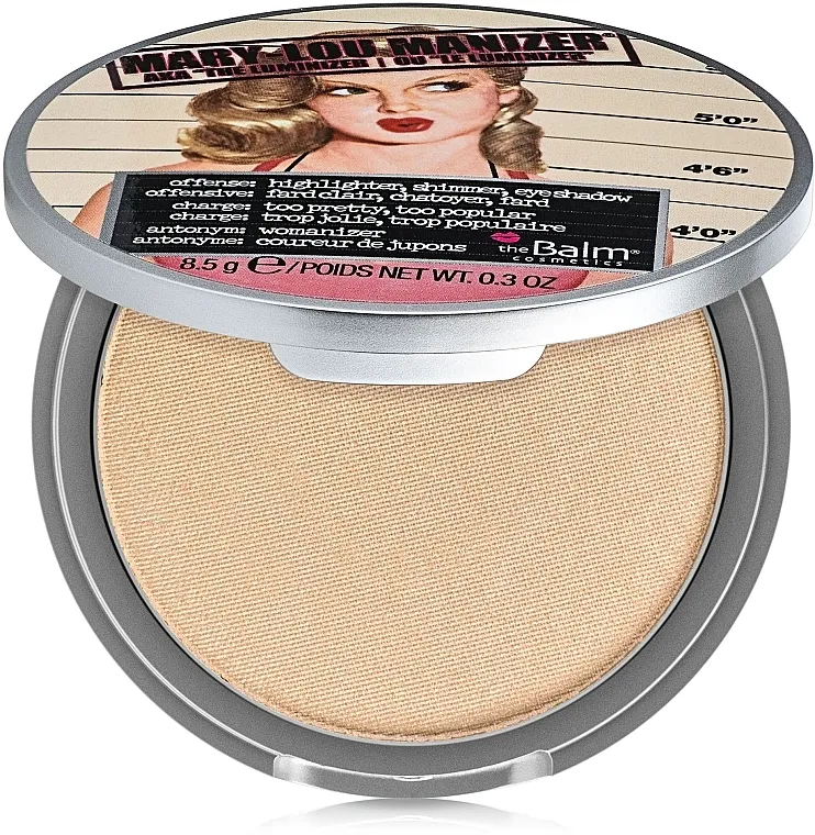 Highlighter, shimmer i sjene theBalm Mary-Lou Manizer Highlighter &amp; Shadow
