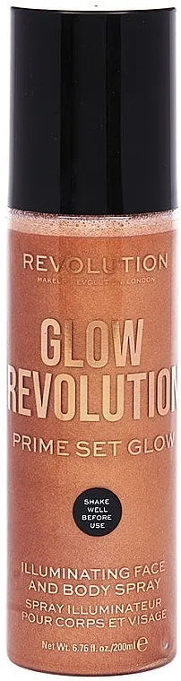 Highlighter za lice i tijelo Makeup Revolution Glow Revolution Prime Set Glow