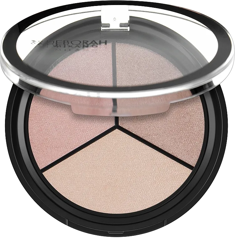 Highlighter za lice "Trio" Deborah Highlighter Trio Palette