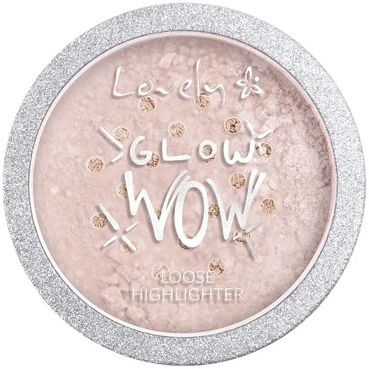 Highlighter za lice u prahu Lovely Glow Wow Loose Highlighter