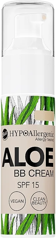 Hipoalergena tekuća podloga Bell Hypo Allergenic Aloe BB Cream SPF15